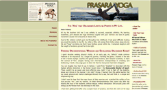 Desktop Screenshot of prasarayoga.com